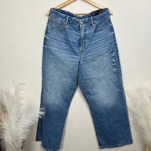 American Eagle Outfitters Blue Wide Leg Jeans